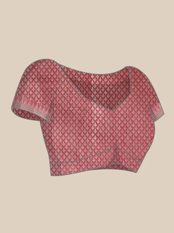 Grey_Masrise_Cotton/Cotton_Banarasi_Sarees_For_Women