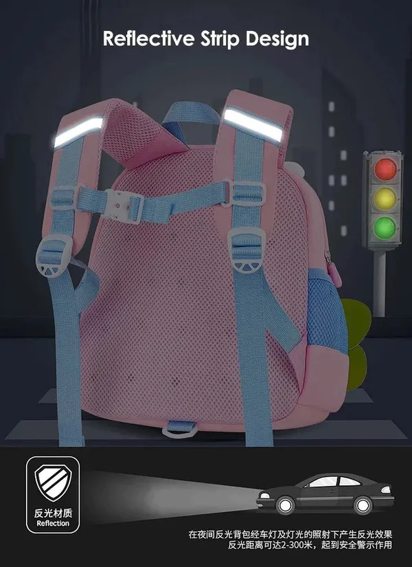 Pink_Backpack_Bag_For_Kindergarten_Preschool_Toddler_School_Kids_|_Cute_Rabbit_Carrot_Design_|_Large_Capacity