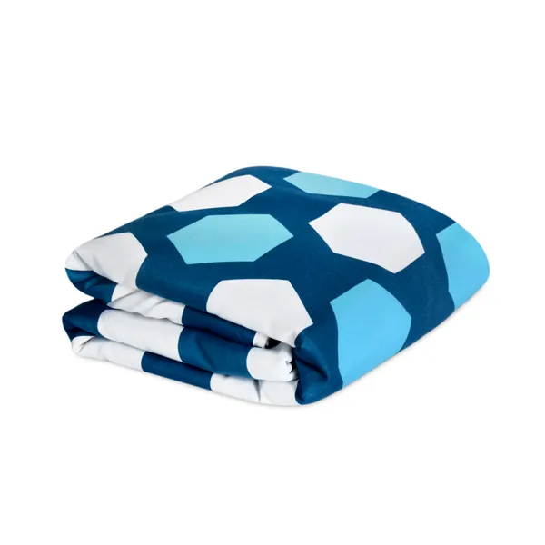 Geometric_Single_Dohar_for_AC_Room_(Polyester,_Sky_Blue_and_Navy)