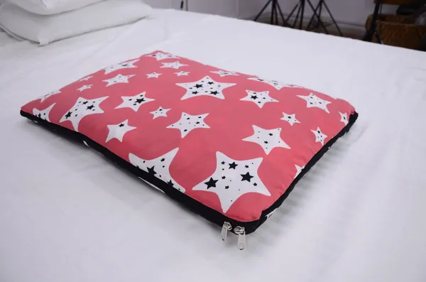 _120_GSM_Lightweight_Pocket_Portable_Single_Blanket_for_Travel,_Camping,_Hiking,_2-in-1_Travel_Blanket_and_Pillow_-_Sugar_Coral