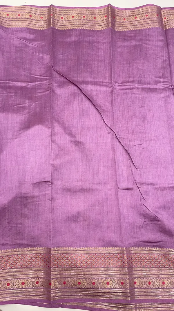 Humairah_Pure_Handwoven_Mauve_Chiniya_Silk_Gold_Zari_Floral_Booti_with_Minakari_Zari_Border_with_Mauve_Blouse_piece
