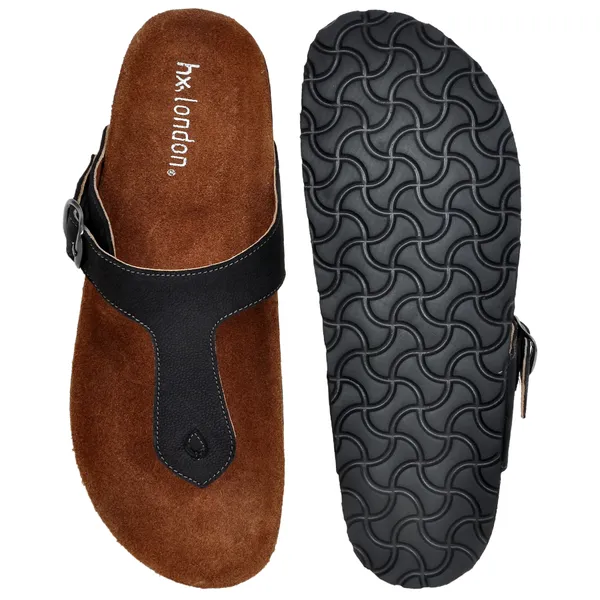 Black_Leather_Sandal_Casual_Leather_Flats_For_Men