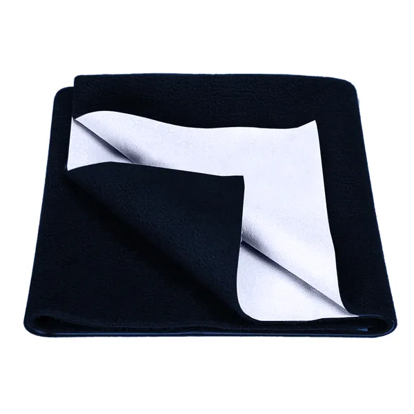 _Waterproof_Bed_Protector,_Anti-Piling_Fleece_Extra_Absorbent_Quick_Dry_Sheet,_Baby_Bed_Protector,_Medium_Size(70_X_100_CM),_Pack_of_1_-NAVY_BLUE