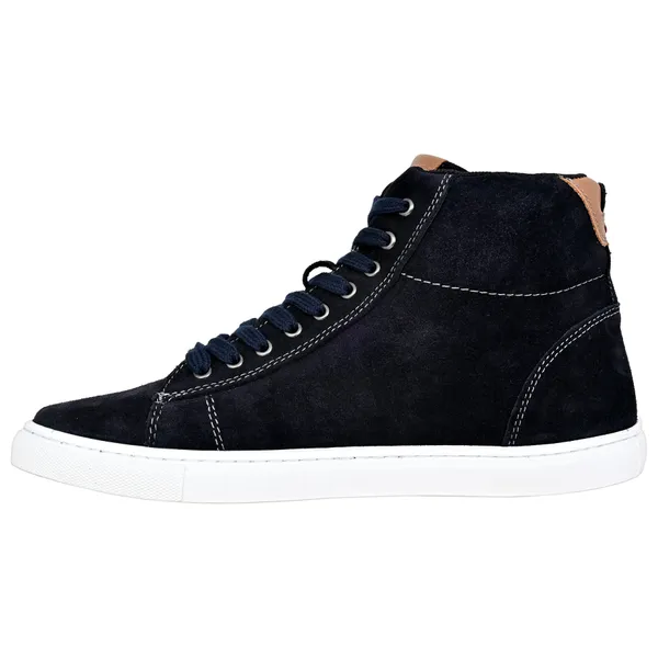 Navy_Suede_Lace-Up_Sneakers_For_Men