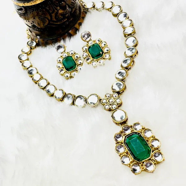 Green_Alloy_Copper_Jewellery_Set_For_Women