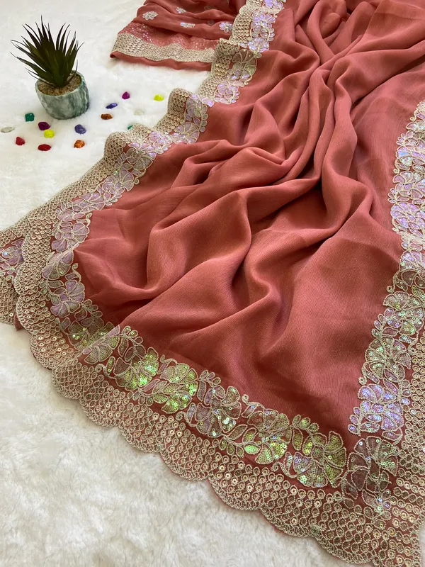 Pihu_Orange_–_Diwali_Special_|_Shimmer_Sitara_Fabric_Saree_with_Embroidery_&_Sequence_Work,_Cutwork_Border