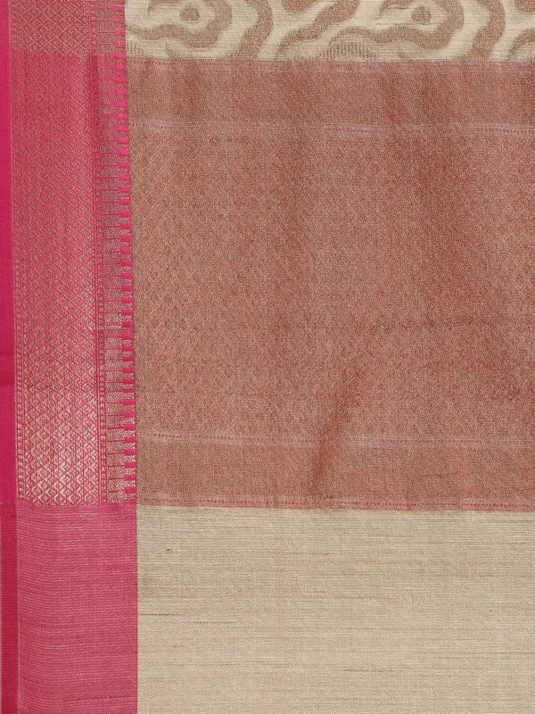Beige_Baswada_Tissue_Banarasi_Sarees_For_Women