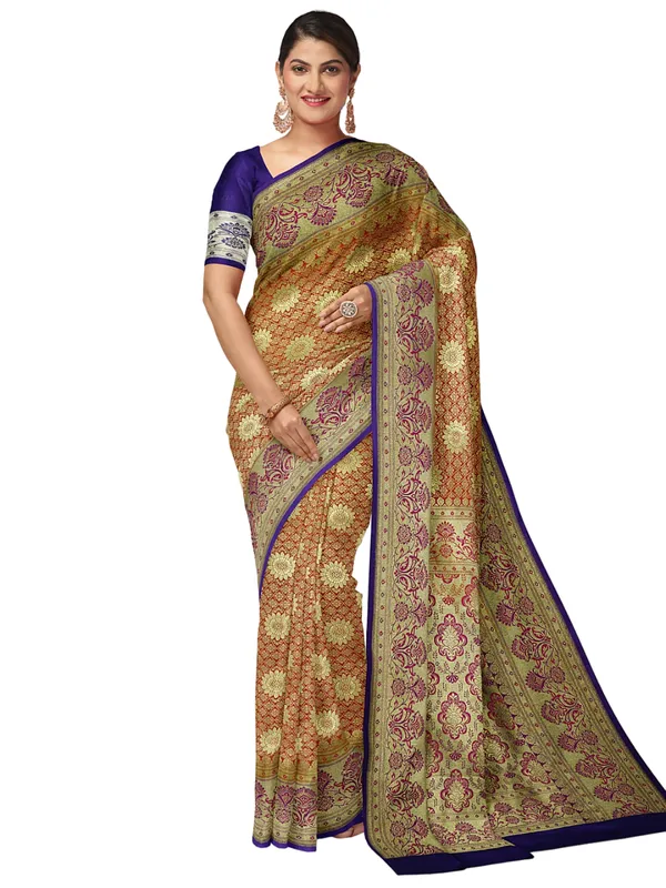 Red_Satin_Silk_Banarasi_Sarees_For_Women