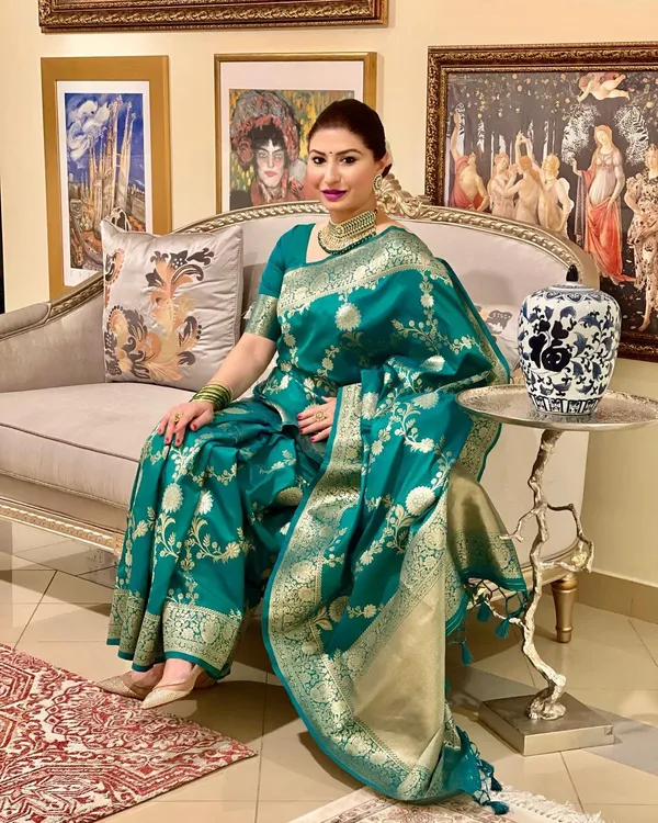 GREEN_KANJIVARAM_SILK_SAREE