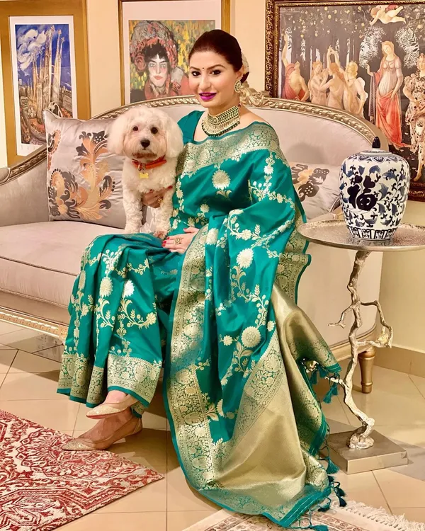 GREEN_KANJIVARAM_SILK_SAREE