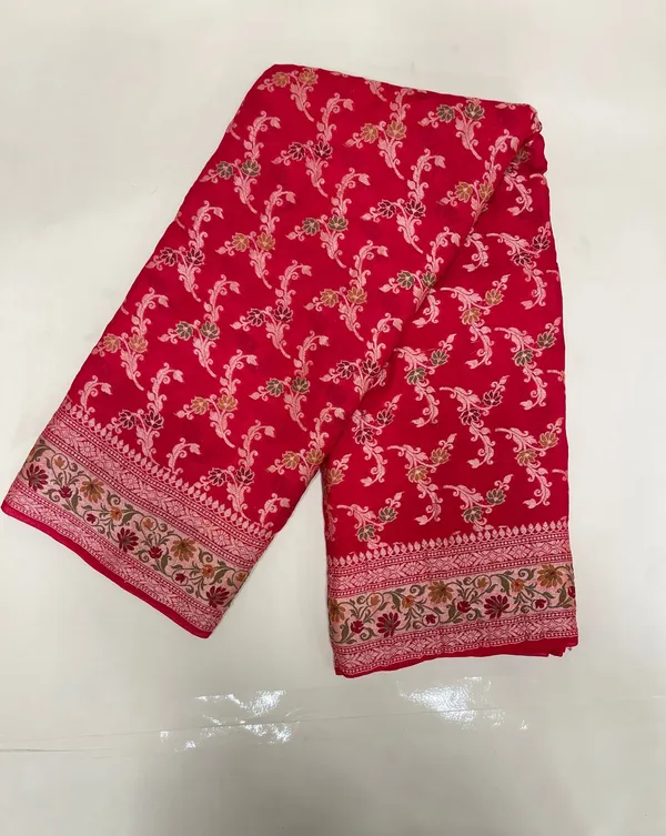 Humairah_Presents_Pure_Handloom_Red_Chiffon_Alfi_Mina_Zari_Jaal_Minakari_Zari_Border_and_Floral_Big_Boota_Mina_Pallu_Saree_with_Red_Blouse