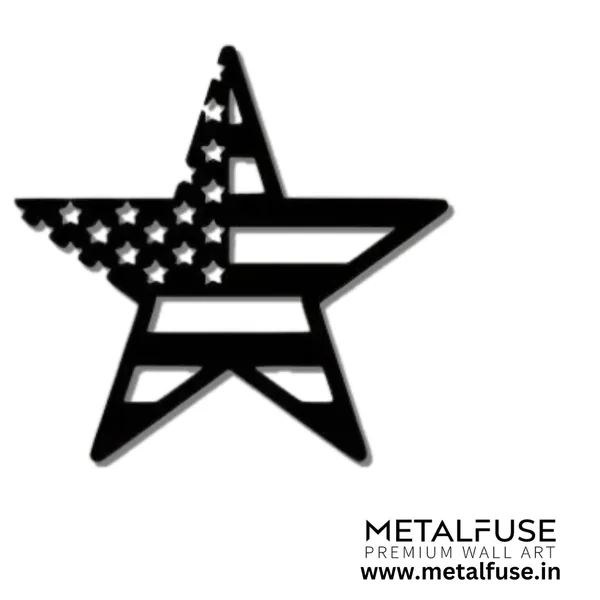 Black_American_Flag_Star_-_Wood_Wall_Art