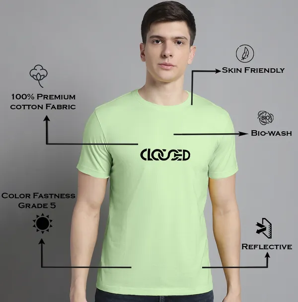 Pack_of_2_Orange_&_Sea_Green_Cotton_Rib_Trimmed_Neckline_Printed_T-Shirt_For_Men
