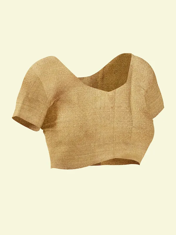 Beige_Cotton_Blend_Banarasi_Sarees_For_Women