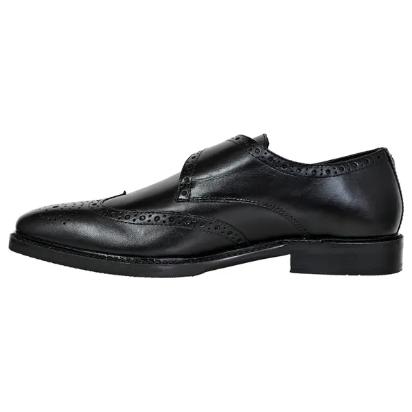 Black_Leather_Brogues_Single_Strap_Formal_Monk_Shoes
