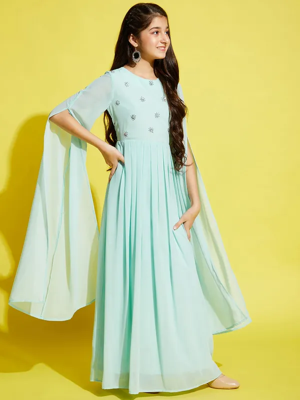 Blue_Dress_for_Girl_|_Georgette_Maxi