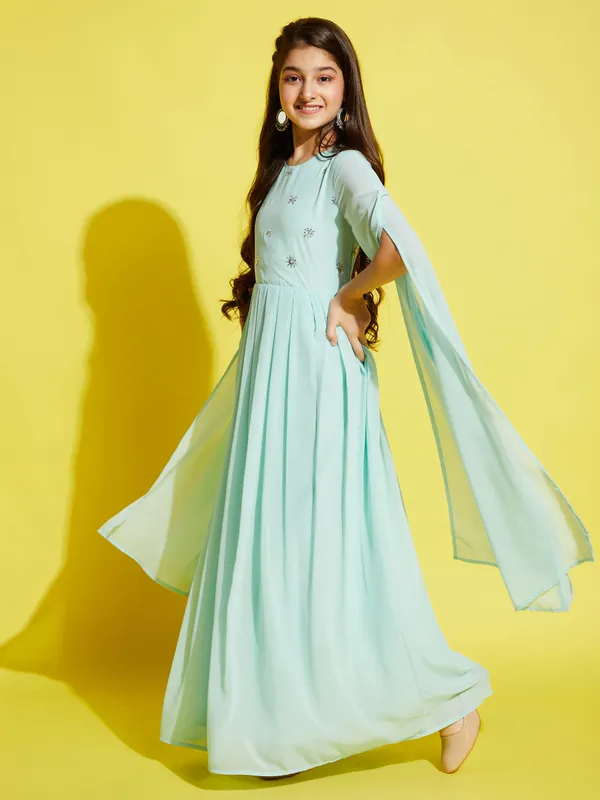 Blue_Dress_for_Girl_|_Georgette_Maxi