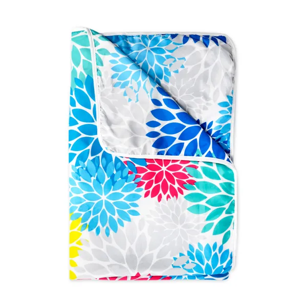 Floral_Single_Dohar_for_AC_Room_(Polyester,_Blue_and_Pink)