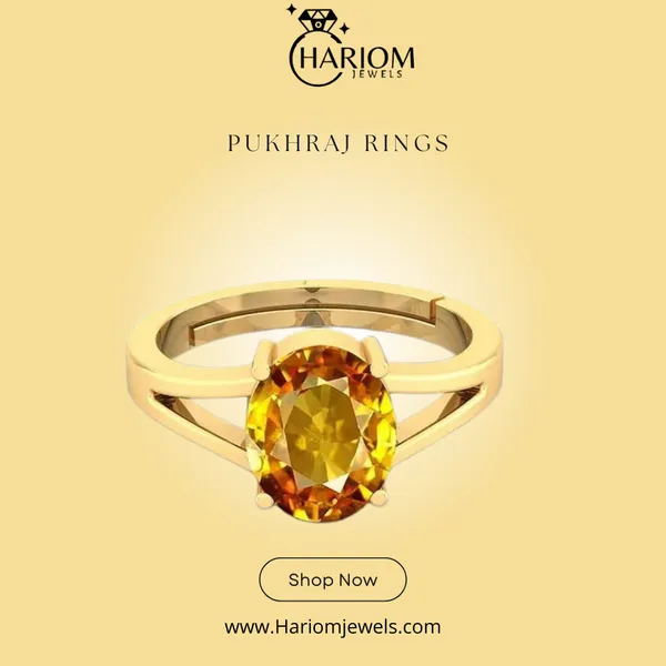 Pukhraj_Stone__Created_Yellow_Sapphire_Gemstone_Adjustable_Women_&_Man_Ring