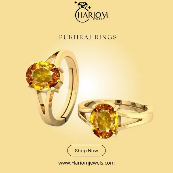 Pukhraj_Stone__Created_Yellow_Sapphire_Gemstone_Adjustable_Women_&_Man_Ring