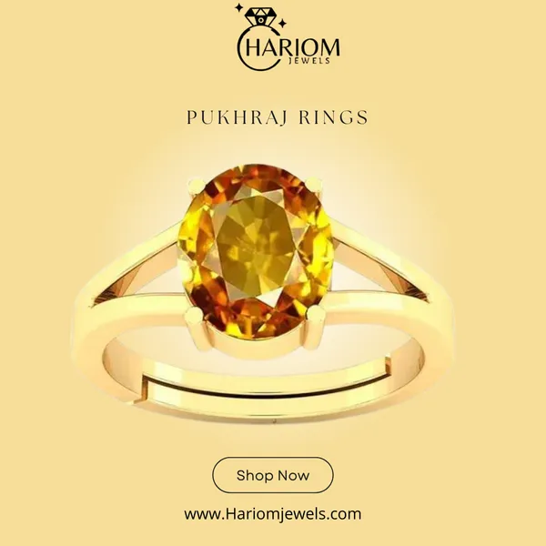 Pukhraj_Stone__Created_Yellow_Sapphire_Gemstone_Adjustable_Women_&_Man_Ring