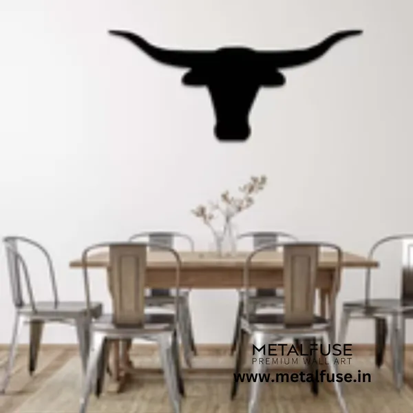 Wooden_Wall_Art_for_Home_Decoration__|_Texas_Longhorn__|_Black