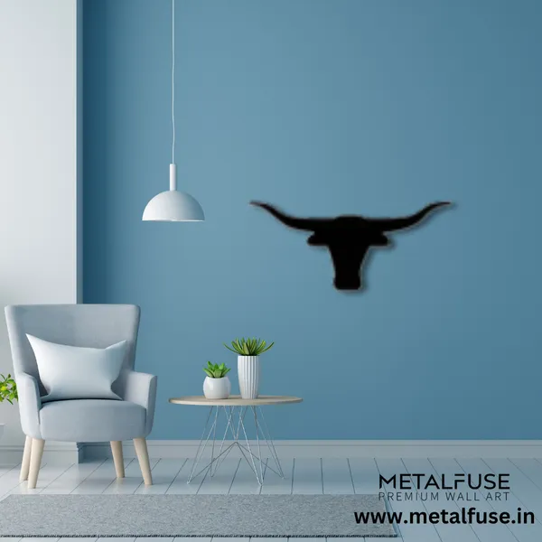 Wooden_Wall_Art_for_Home_Decoration__|_Texas_Longhorn__|_Black