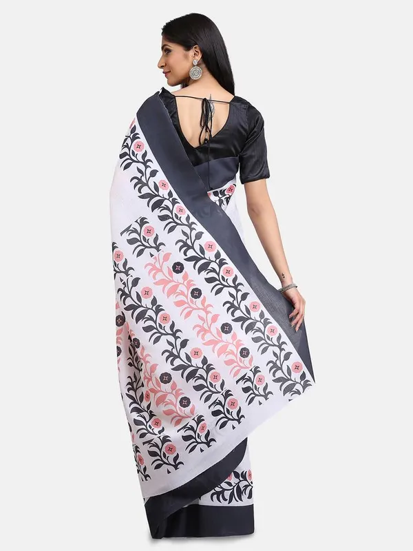 Imaginative_White_Colour_Linen_Saree_(With_Unstitched_Blouse_Piece)_(For_Women)