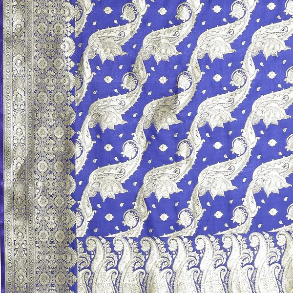 Blue_Satin_Silk_Banarasi_Sarees_For_Women