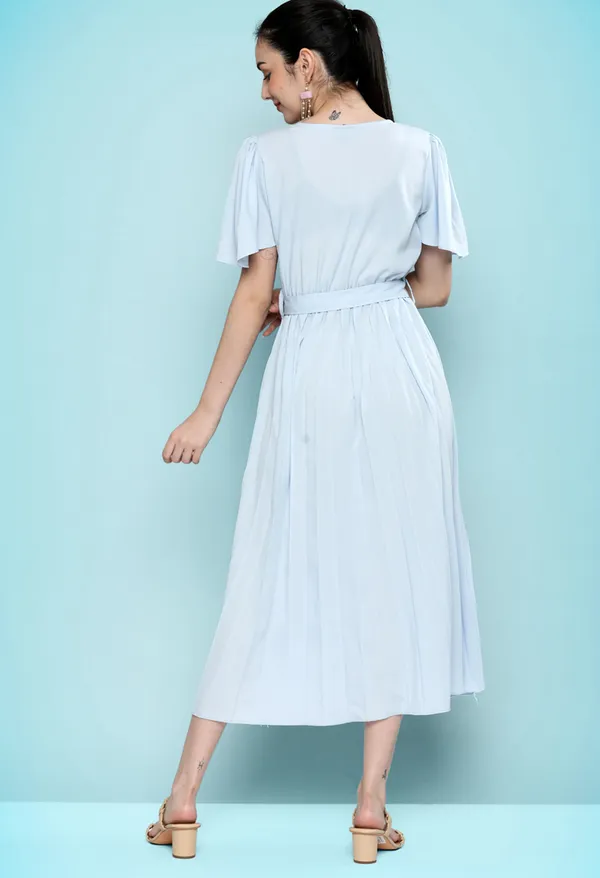 Sky_Blue_Solid_Accordion_Pleats_Crepe_A-Line_Midi_Dress_With_Belt