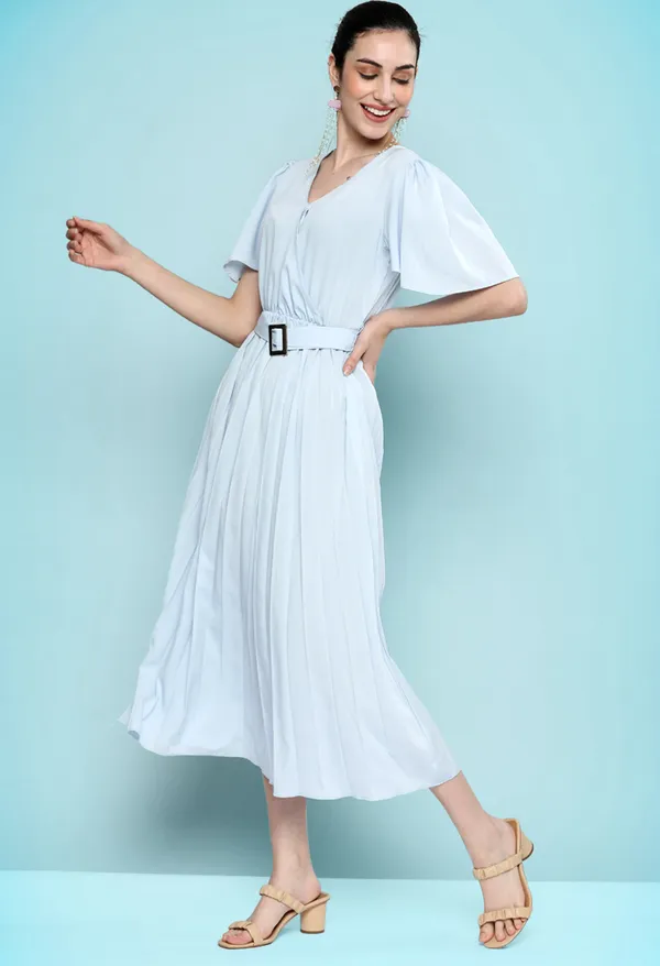 Sky_Blue_Solid_Accordion_Pleats_Crepe_A-Line_Midi_Dress_With_Belt