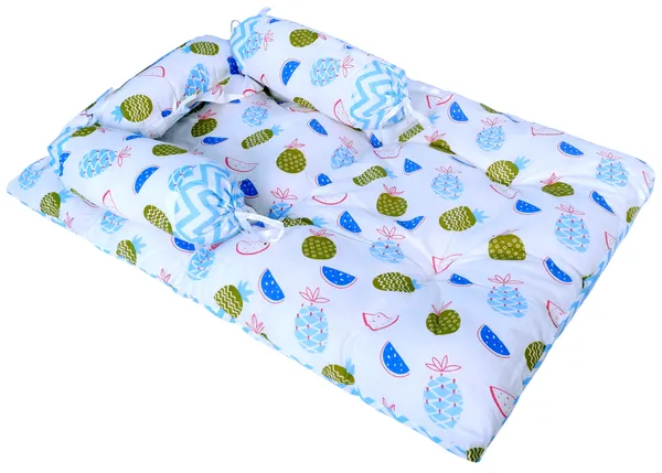 Fruity_Baby_4_Piece_Bedding_Set_with_Pillow_and_Bolsters_Sleeping_Bag_and_Bedding_Set_and_Feeding_Pillow_Combo_(Blue)