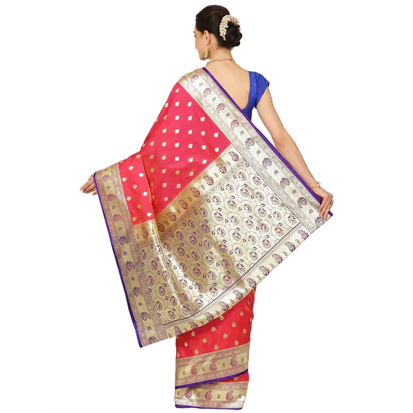 Pink_Satin_Silk_Banarasi_Sarees_For_Women
