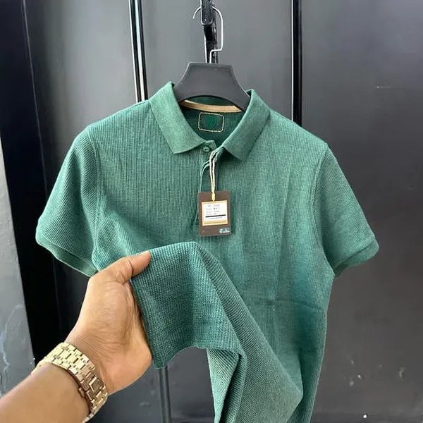 Light_Blue_Cotton_Spread_Collar_Half_Sleeve_Polo_T-Shirt