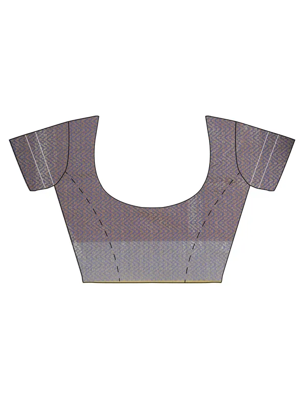Grey_Cotton_Blend_Banarasi_Sarees_For_Women