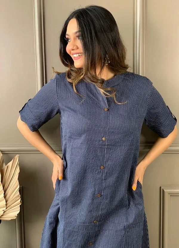 Navy_Blue_Cotton_Kurta_With_Palazzo_Set_For_Women