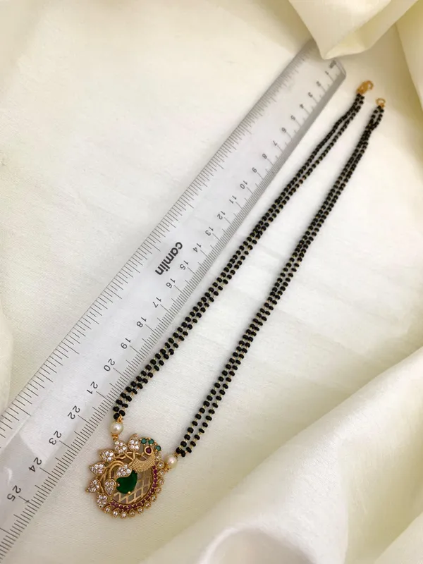 Peacock_Antique_Mangalsutra_Pendant