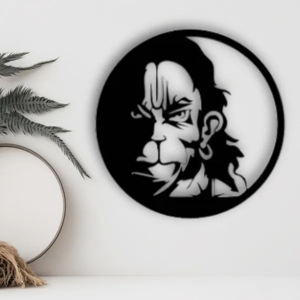 Black_Hanuman_Ji_Wood_Wall_Art