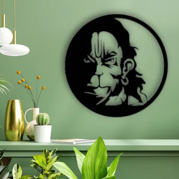 Black_Hanuman_Ji_Wood_Wall_Art