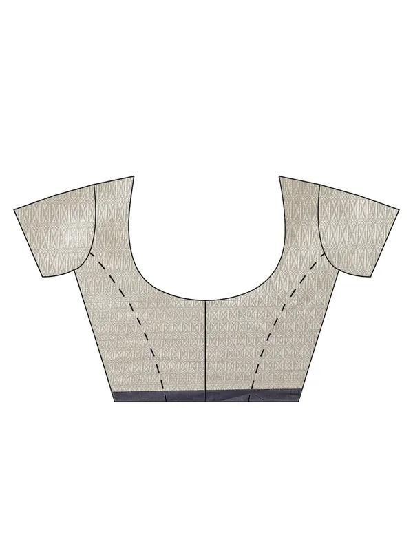 Grey_Masrise_Cotton/Cotton_Banarasi_Sarees_For_Women