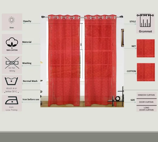 Pack_of_2_Cotton_Red_Floral_Net_Eyelet_Curtain_Set_for_Window_and_Door