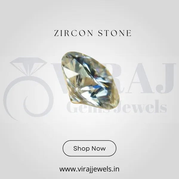 White_7.25_Ratti_Zircon_Created_Loose_Gemstone