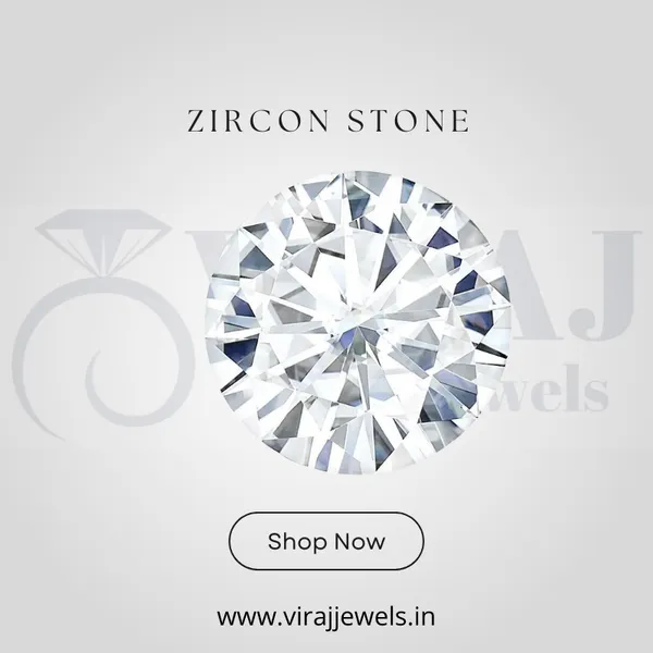 White_7.25_Ratti_Zircon_Created_Loose_Gemstone