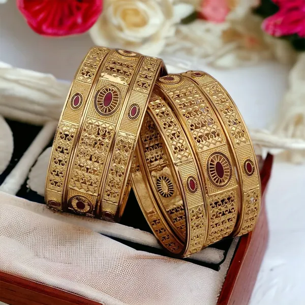 Premium_Brass_Designer_Traditional_Bangle_Set_Of_6_PCs