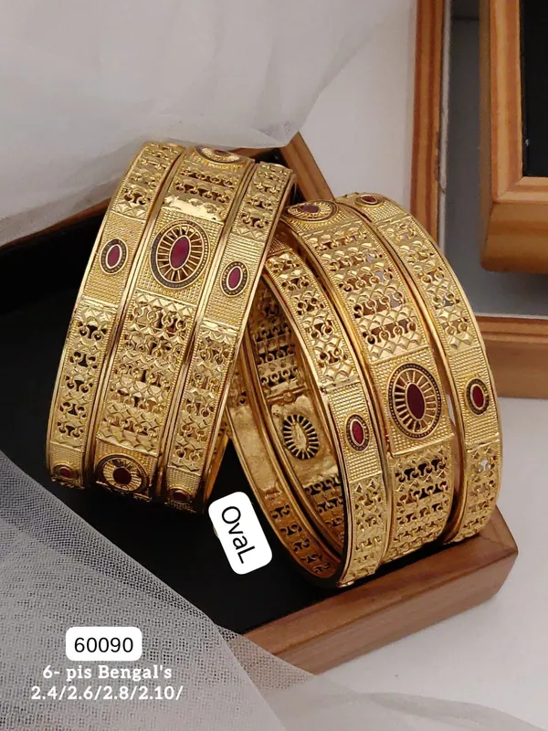 Premium_Brass_Designer_Traditional_Bangle_Set_Of_6_PCs