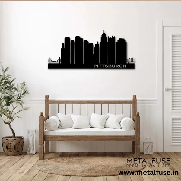 Wooden_Wall_Art_for_Home_Decoration__|_Pittsburgh_Skyline__|_Black