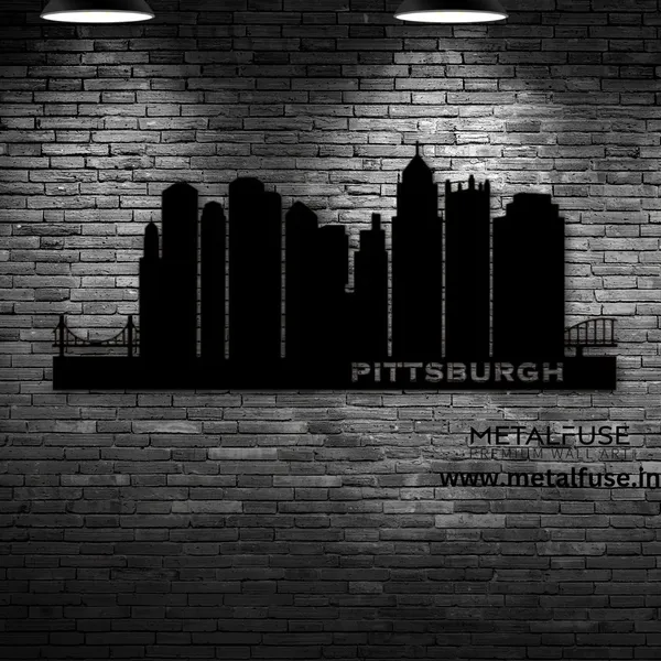 Wooden_Wall_Art_for_Home_Decoration__|_Pittsburgh_Skyline__|_Black