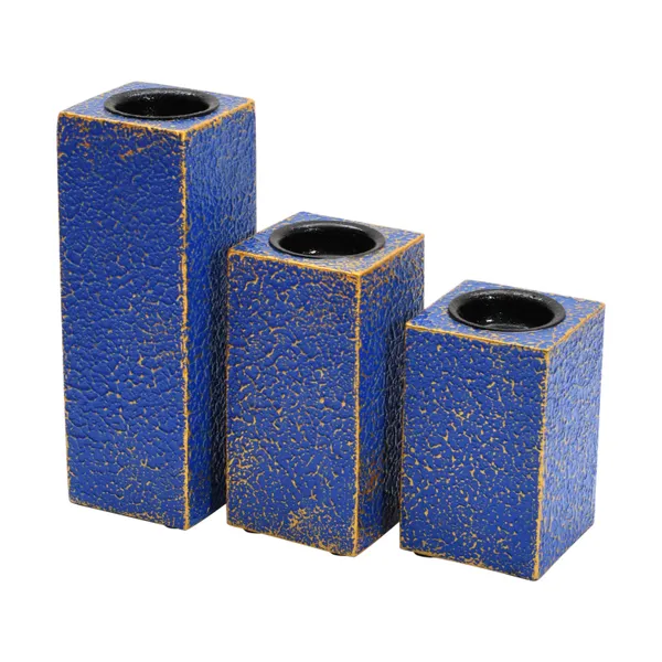 Pack_Of_3_Wooden_Tea_Light_Antique_Decorative_Candle_Holders_(Blue_Golden)