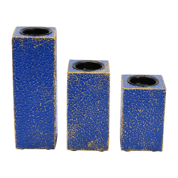 Pack_Of_3_Wooden_Tea_Light_Antique_Decorative_Candle_Holders_(Blue_Golden)