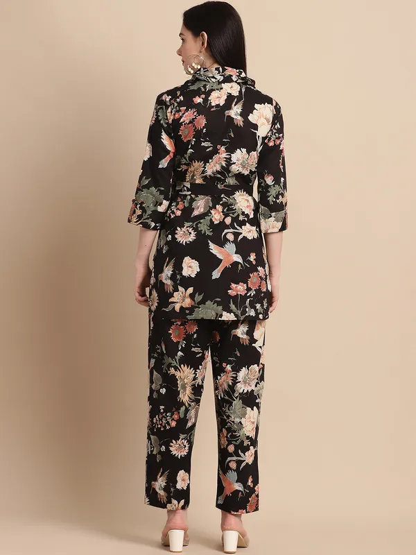 Black_Summery_Floral_Cotton_Co-ord_Set